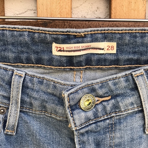 Levi’s 721 High Rise Skinny Jeans 28 - Picture 6 of 11